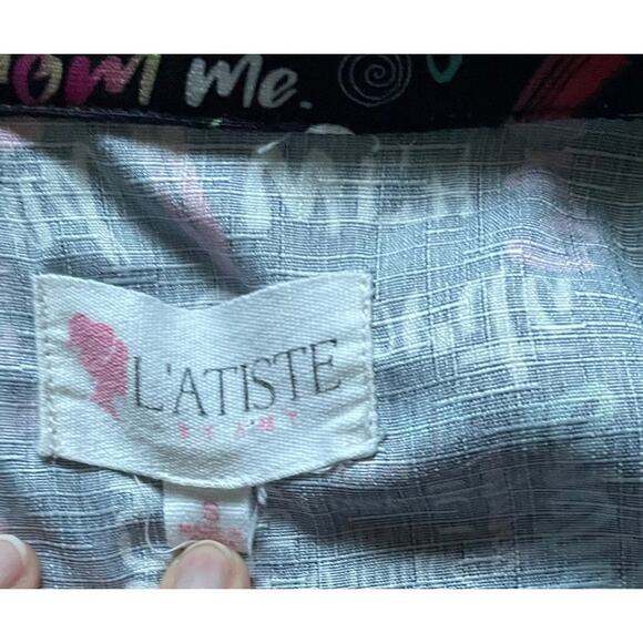 L'ATISTE Womens/Teen Coveralls Graphic Graffiti Print Size Small Mixed Media - Picture 6 of 9